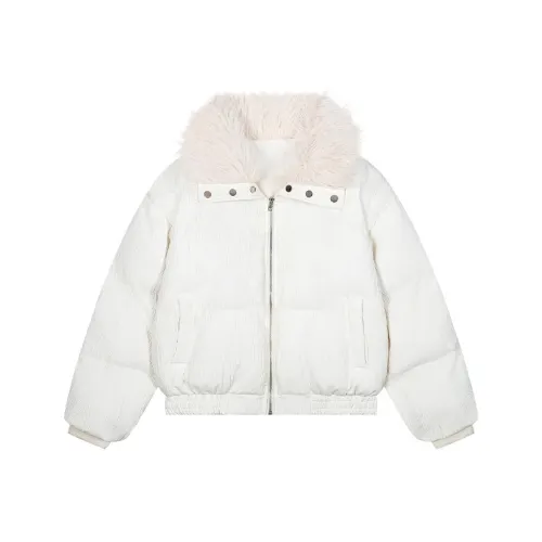 LWLG Пуховая куртка Женская Экрю