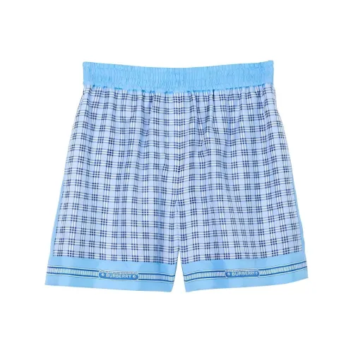 Burberry Повседневные шорты Женские Blue