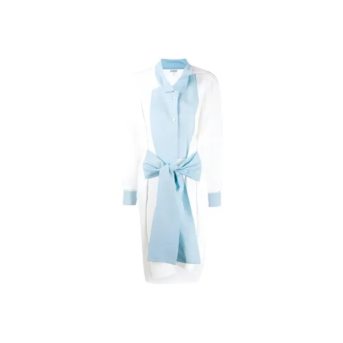 LOEWE Blue Женские Длинные Рукава Платья