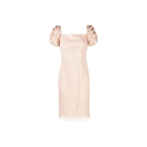 PINKO Пыльно-розовый Женские Короткие Платья с Рукавами