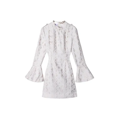 JINYE ORIENTAL A Линия Юбка Платье Женское Белое Золото