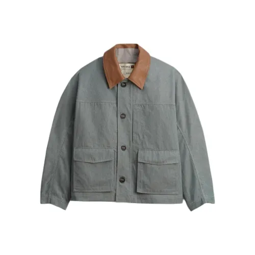 ZARA Куртки и Пальто Мужской Светлый Индиго