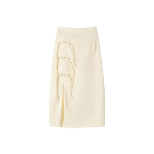 IQC Женские вязаные длинные юбки