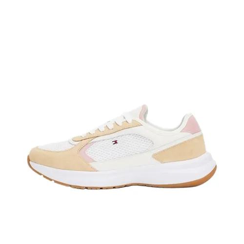 Tommy Hilfiger TRAINERS Кэжуал Низкий Топ Белый Коричневый Женский