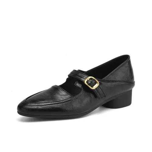 Gredio Грубый каблук Туфли Мэри Джейн Женские