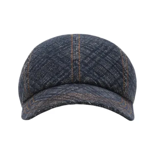 Burberry Бейсболка Из Денима В Клетку Регулируемая Застежка На Пряжку В Виде Буквы «B»