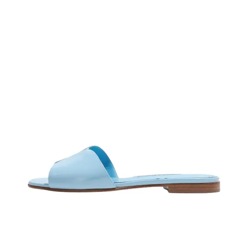 MANOLO BLAHNIK Слипоны Женские Blue