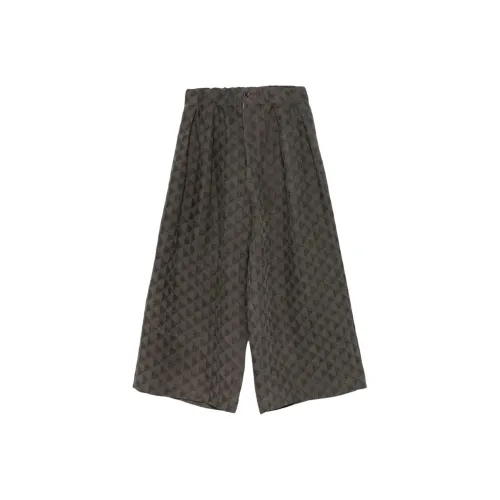 UMA WANG SS25 Повседневные брюки Женские Умбра