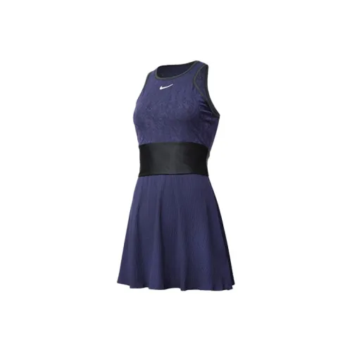 NIKE Синие Женские Платья без рукавов