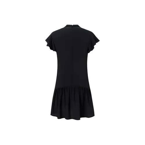 KARL LAGERFELD Короткий рукав Платье Женское Черное