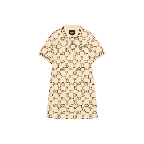 Boy London Короткий рукав Платье Женское Хаки