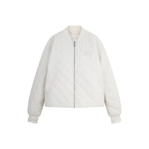 Calvin Klein Хлопковый пуховик женский цвет сливовый