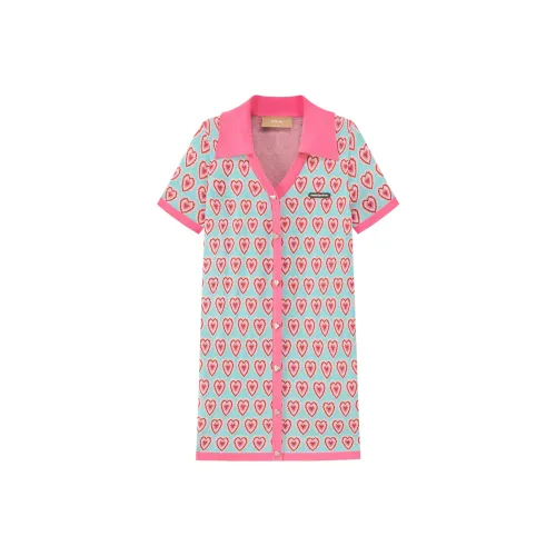 CHUU Женские Платья с Короткими Рукавами