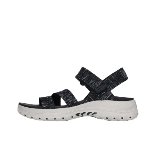 Skechers Reggae Bound Пляжные сандалии Женские Черный