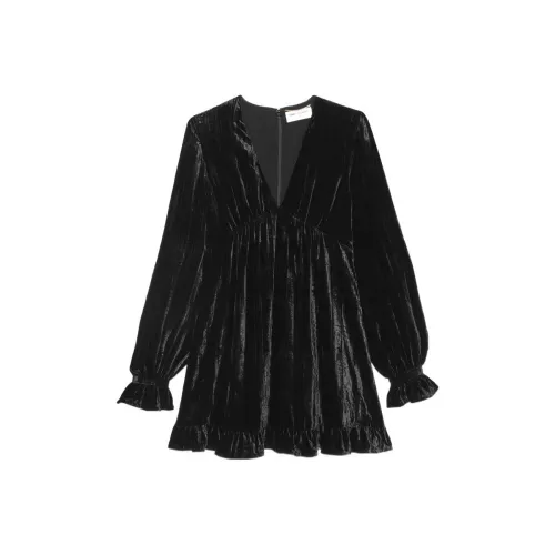 SAINT LAURENT SS22 Платье Женское Черное