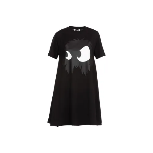 Alexander McQueen Black Женские Короткие Платья с Рукавами