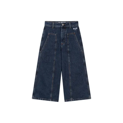 MSGM Синие Женские Джинсы