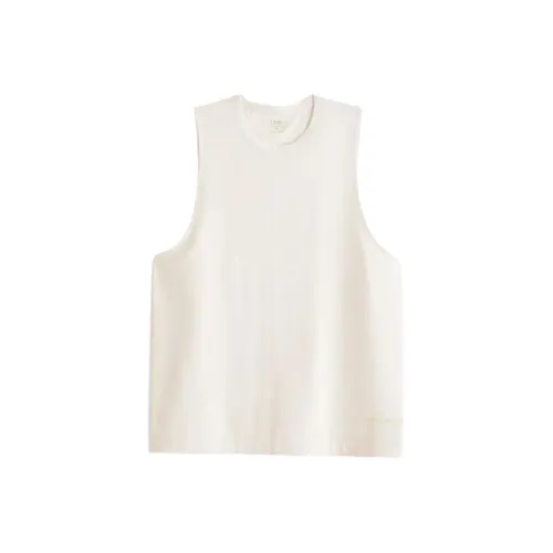 Abercrombie＆Fitch Топ без рукавов Мужской Кремовый