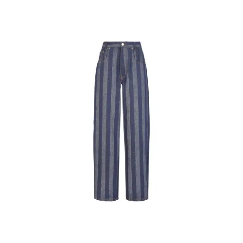 FENDI Синие Женские Джинсы