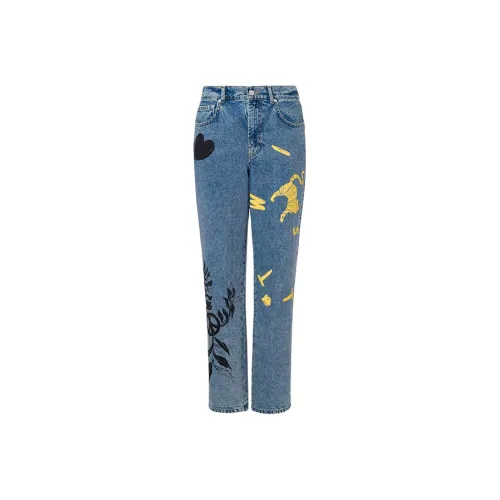 MOSCHINO Синие Женские Джинсы
