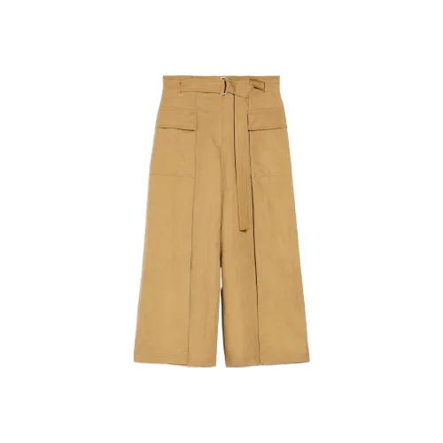 WEEKEND MaxMara Хаки Женские Повседневные Брюки