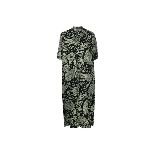 JIL SANDER Green Женские Короткие Платья с Рукавами