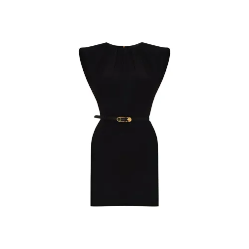 VERSACE Черные Женские Платья без рукавов