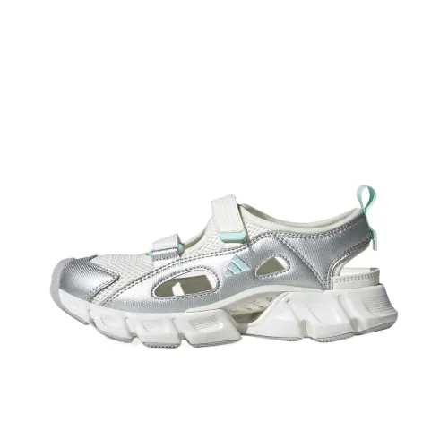 Adidas Детские сандалии Low Top Металлический Серебристый Школьный возраст