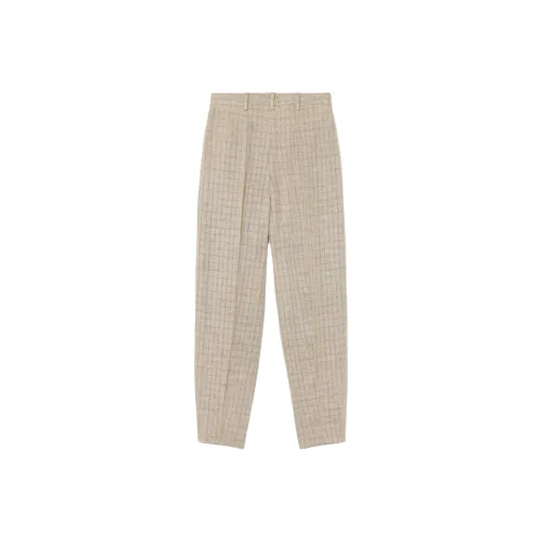Loro Piana Хаки Женские Повседневные Брюки