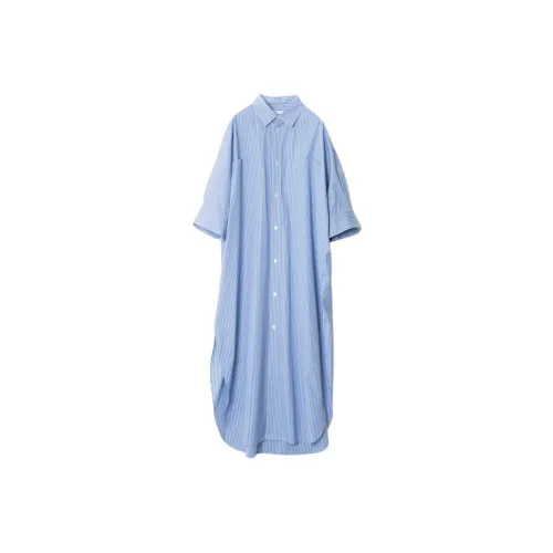 08 SIRCUS Blue Женские Короткие Платья с Рукавами
