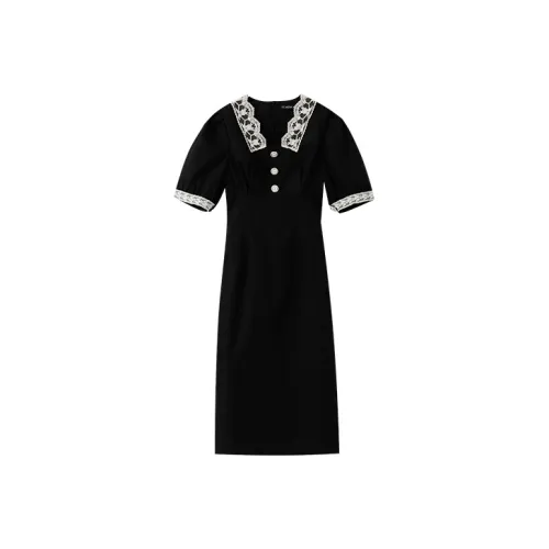 YUMOMO STAR Женские Платья с Коротким Рукавом