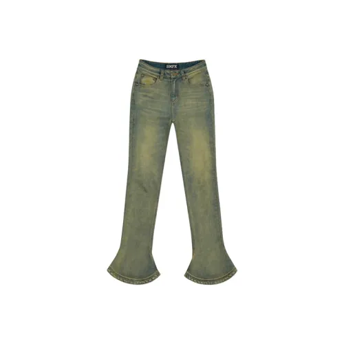 SMFK Цвет сыра Женские Джинсы