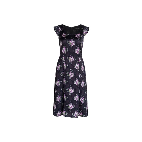 ROEYSHOUSE Короткий рукав Платье Женское Многоцветное