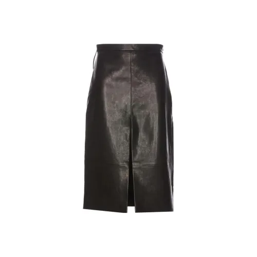 KHAITE Кожа Длинная Юбка Женская