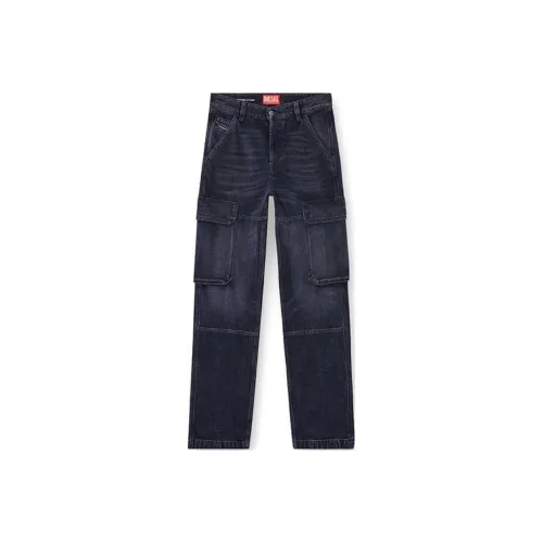 DIESEL D CARGO Серо-голубые Женские Джинсы