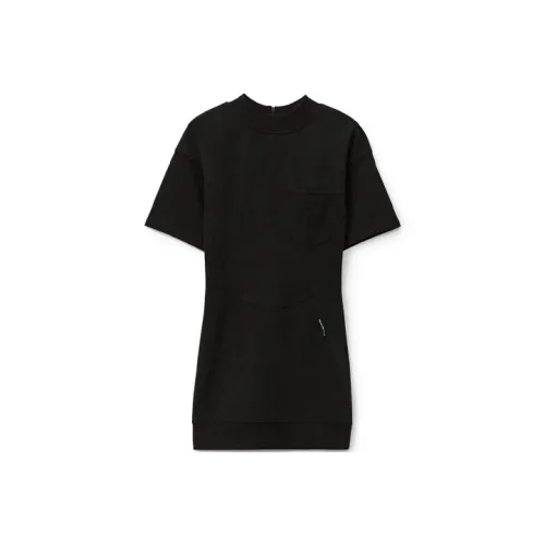 alexander wang Black Женские Короткие Платья с Рукавами