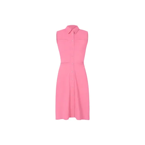 Amyenjoylife SS22 Рубашка-платье Розовый Красный