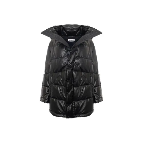 Balenciaga Хлопковый пуховик женский черный