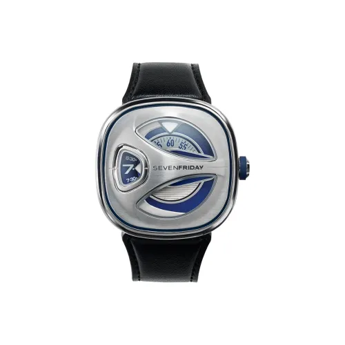 SEVENFRIDAY Автоматический Механический Часы для мужчин 44,5mm*44mm Синий