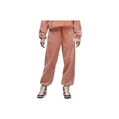 Jordan Flight Оранжевый Красный Женские Вязаные Тренировочные Штаны