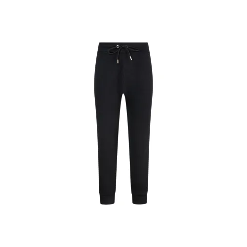 EMPORIO ARMANI EA7 Вязаные спортивные брюки женские черные