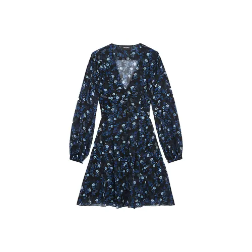 THE KOOPLES Blue Женские Длинные Рукава Платья