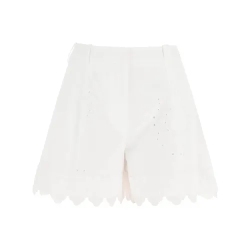 SIMONE ROCHA Белые Женские Повседневные Шорты