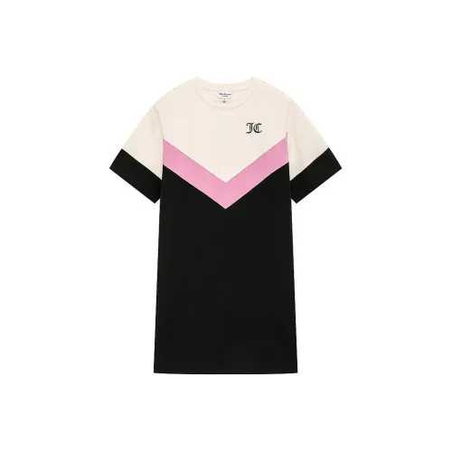 JUICY COUTURE Черное Женское Короткое Платье с Рукавами