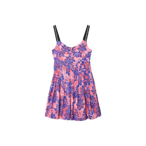 VERSACE JEANS COUTURE SS23 Без рукавов Платье Женское Розовый Красный