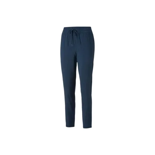 PUMA Вязаные спортивные брюки женские темно-синие