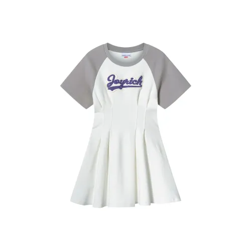 JOYRICH Короткое платье с короткими рукавами женское хаки