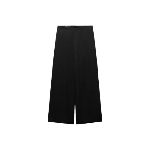 ZARA Черные Женские Повседневные Брюки