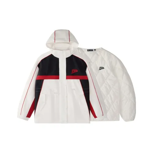 FILA FUSION Хлопковый пуховик женский цвет облачно-белый