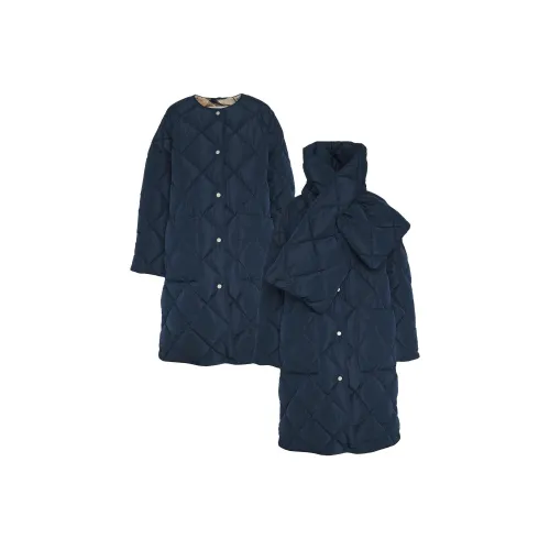 BARBOUR FW24 Пуховик Женский Морской Синий